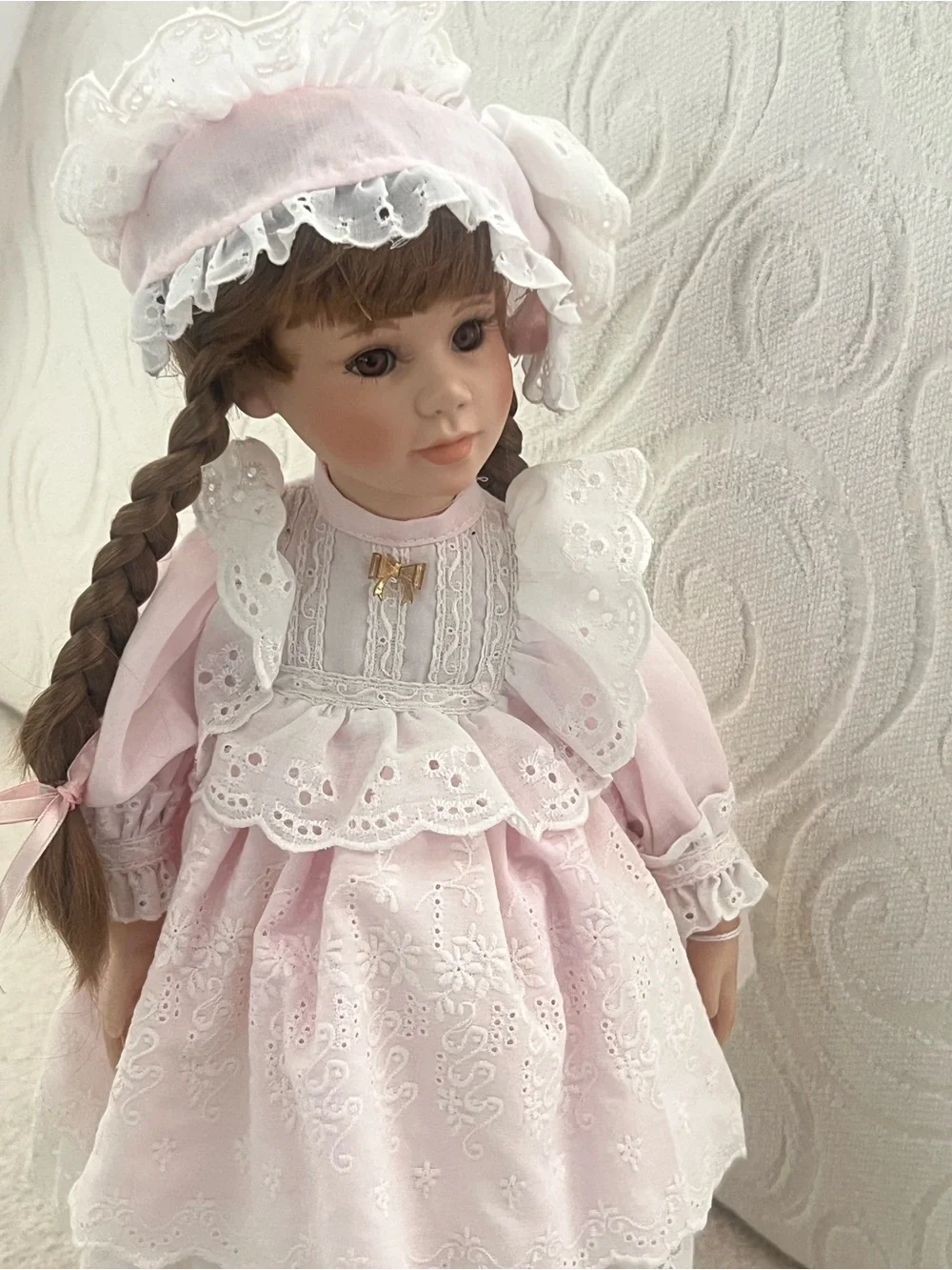 Vintage Effanbee Porcelain Doll “Rachel” by Peggy Dey SP105 box + certificate